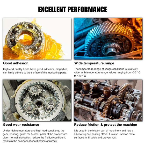 Fluid Lithium Graphite Overbased Severe Duty Sulfonate Calcium Base Grease Ep-2 for Engine