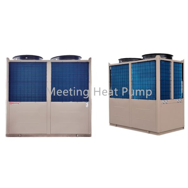 Coated Cabinet Swimming Pool Heater For Pool / Spa Tubs / Sauna Air To Water Heat Pump EVI 240KW