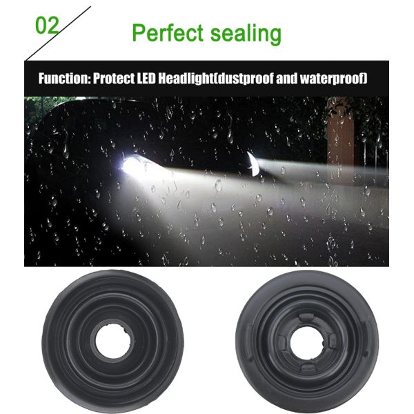 Rubber Accessories  Automotive Lamps Rubber Parts Black Epdm Car Headlight Rubber Cover