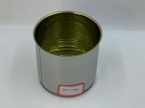 83mm Table Side Round Tin Containers D83*H84mm 307 Caliber Customised