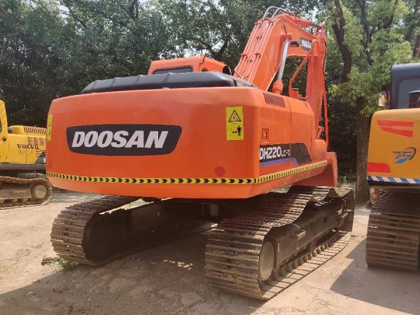 La Corée utilise une pelle excavatrice DH220LC pour l'exploitation minière