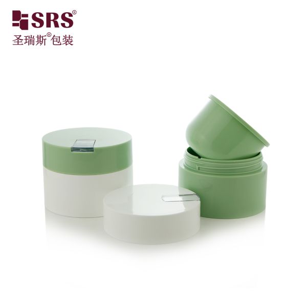 FC1 50g 100g PP Empty PCR Recycled Replaceable Plastic Cream Jar Container Packaging