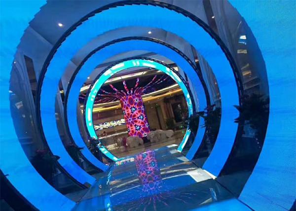 MPLED Curved Indoor Flexible LED Displays Full Color FCC Approved
