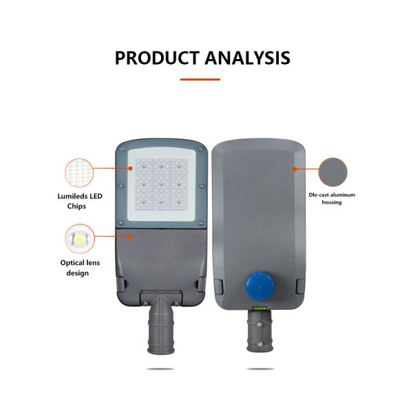 KCD Modern Street Light 50w 60w 80w 100w 150w Super Brillante Aluminio Decorativo Smart 220v Iluminación de la calle LED