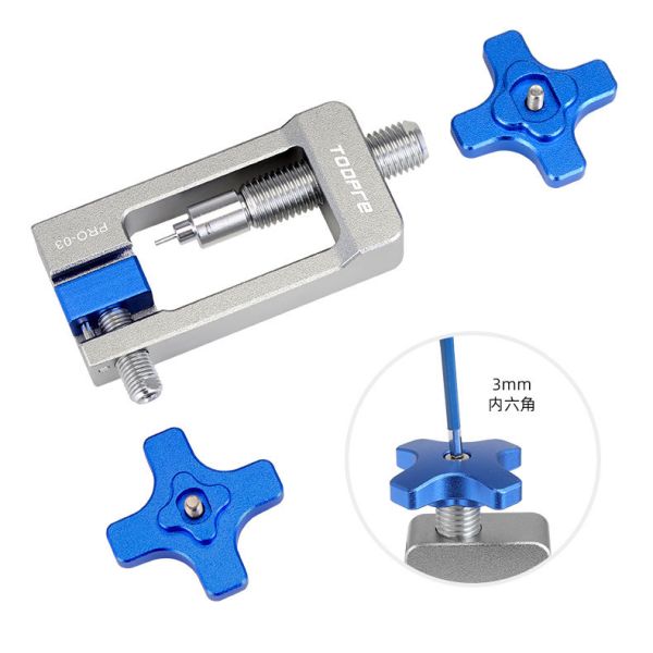 Aluminum Alloy Multifunction Bike Oil Needle Insertion Tool Five-Line Body Truncation