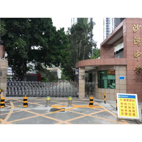 Vehicle Automatic Rising Bollards Hydraulic Control Warning Anti Collision