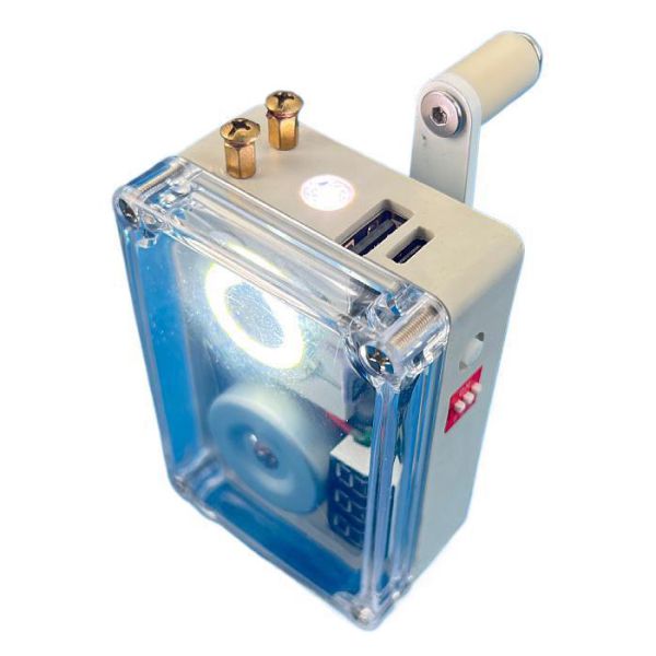 5V 2A 10W Portable Hand Crank Charge Generator Cellphone Charger Outdoor Emergency Power Supply Lighting Ignition