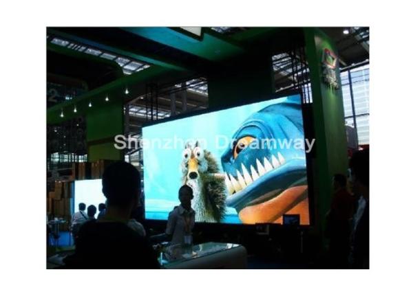 Large HD 5mm Indoor LED Video Screen Rental 1R1G1B Automatic Brightness Adjustment , 3500 nits