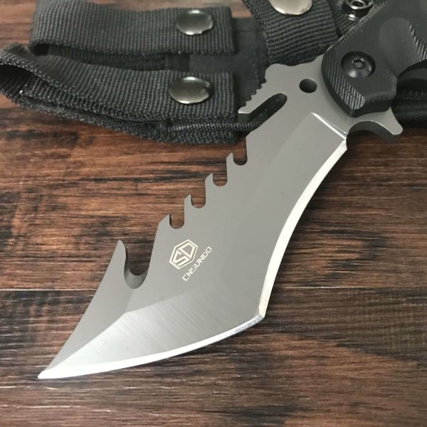 S700 Outdoor Stainless Steel Hunting Knife 9 Inch 5mm Thick Antiwear