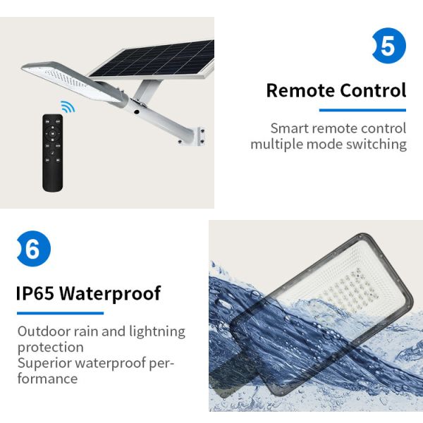 Разделенный тип сумрак алюминиевого сплава 1000w уличного света наивысшей мощности солнечный, который нужно рассветать