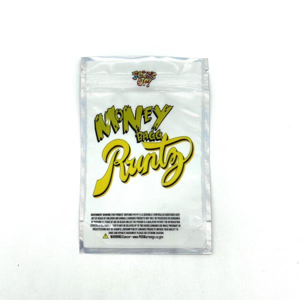 Custom Logo Waterproof Three Sides Seal Bag Jelly Drops Gummy Food Packaging Bags
