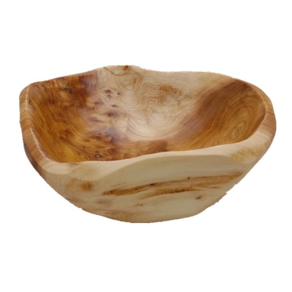 Antique Wooden Cooking Utensils Custom Logo Salad Cooking Cedar Wood Bowl