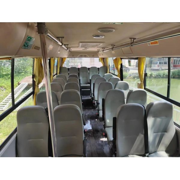 Used Ford Minibus Front Weichai Engine 28 Seats Sliding Window 2020 Year 7 Meters 2nd Hand Ankai Bus HFF6739
