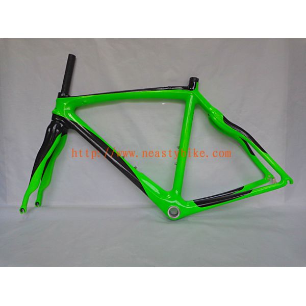 RB-NT28 bicycle road bike parts carbon frame  48-56CM full carbon frame in green