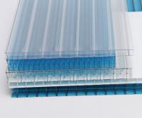 Épaisseur différente de feuille creuse bleue transparente de polycarbonate de nid d'abeilles pour la serre chaude