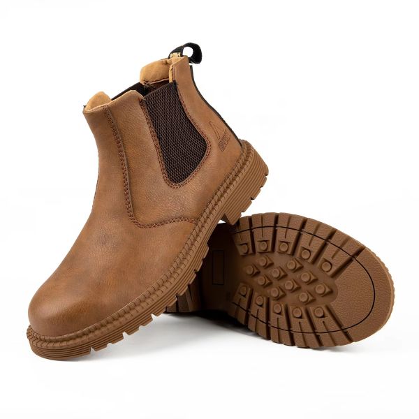 Sapatos de piel de caucho de moda para hombres