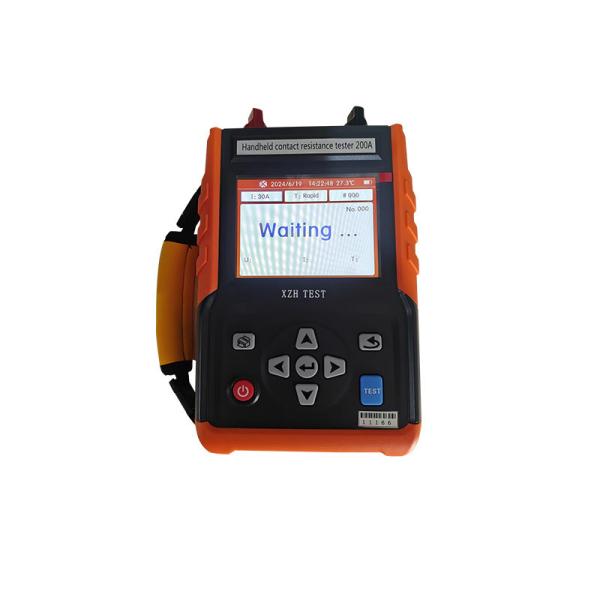 ポータブルデジタルハンドヘルド電気スイッチ付きオームメーター抵抗テスター