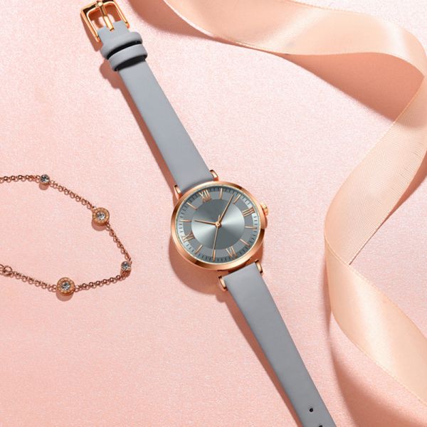 Nonscratch Women Quartz Wrist Watch Chronograph Watches 30M Life Waterproof