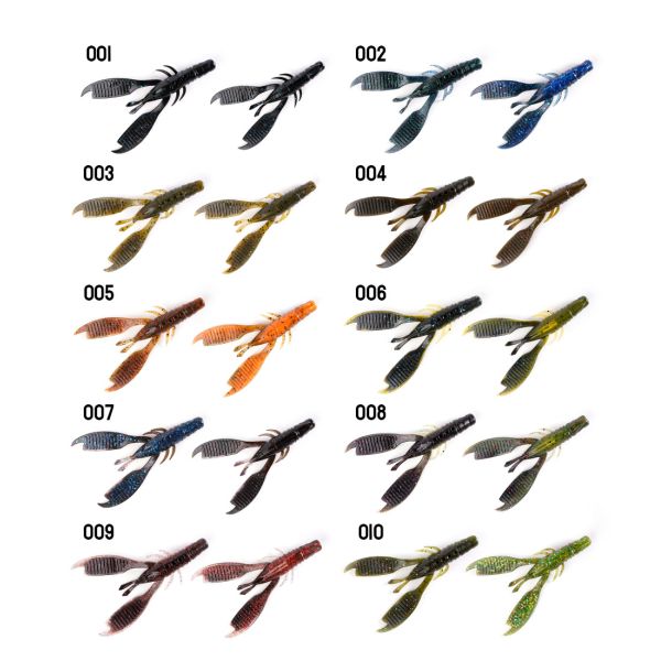 Craw Flapper Soft Fishing Bait Crayfish Chunk Freshwater Silicone Bass Fishing Lures