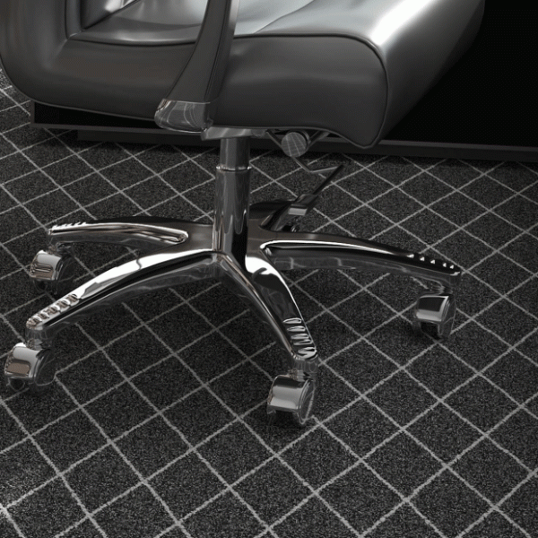 Durable 100% Nylon 66 Modular Carpet Tiles with Printed Pattern and 6mm Thickness for Commercial Use