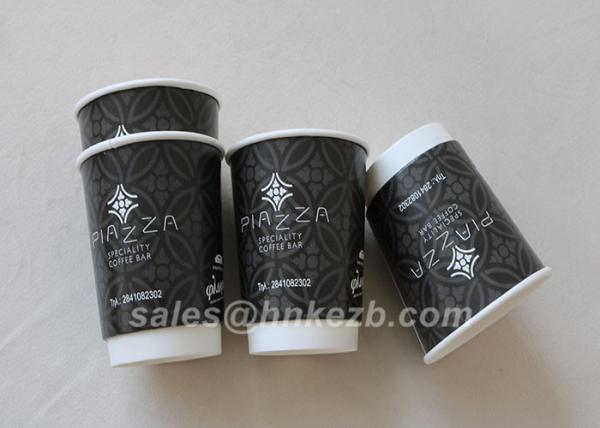 PE Coated Single Wall Custom Printed Paper Cups Die Cutting 12oz Paper Tea Cup