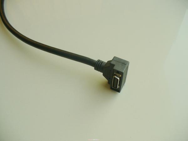3 Meter MDR Male to MDR Male Straight Camera Link Cable Right Angle Up / Down 85Mhz