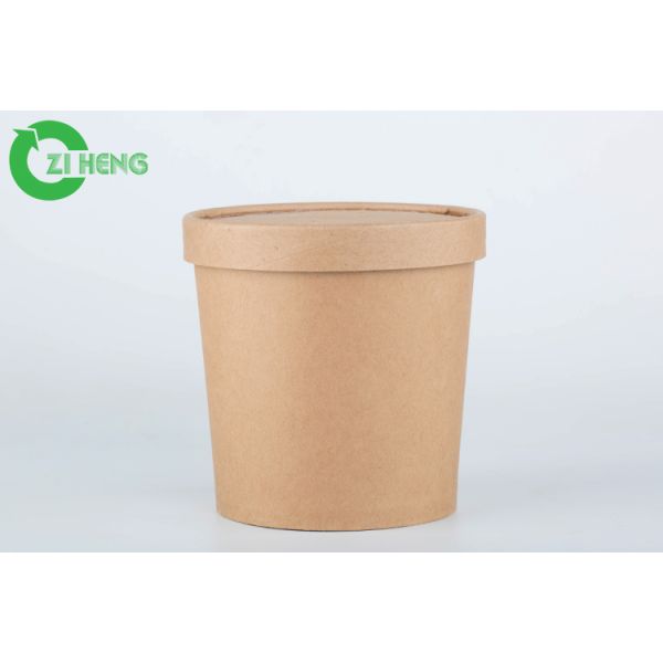 Бумажные стаканчики 12 унций супа трудные, чашки ресторана сильные изолированные устранимые