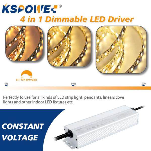 80 Watts Triac PWM Dimmer For 110v LED Strip Light And Outdoor Landscape Lighting