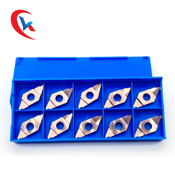 Bronze Coating HRA 91.8 TKF12R200-S For Segment Cutter Carbide Grooving Inserts