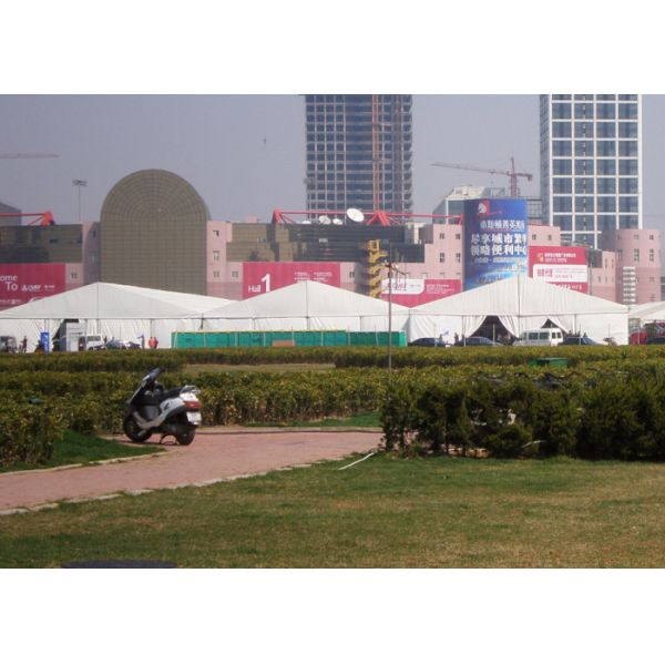 10x20m Heavy Duty Expo Trade Show Canopy Tents With Sides Clear Span Windproof