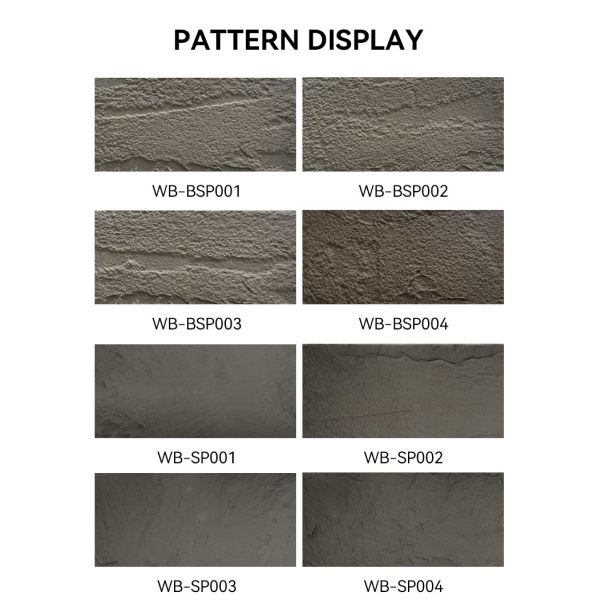 3D Faux Stone Wall Panels PU Wainscoting Panel for Interior Wall Decor PU Stone Cement Texture Thicker Accent for Wall Decor
