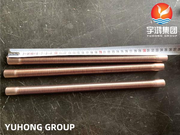 Power Generation ASTM B111 Low Finned Tube C70600-O61 Copper Nickel