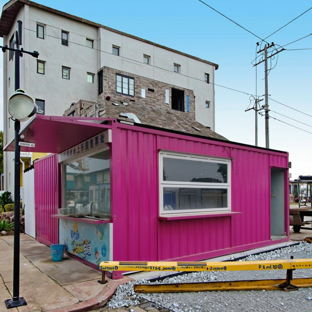 Modified Steel Shipping Container House Versatile Use for Office School Living Room Bedroom Apartment Workshop Bathroom