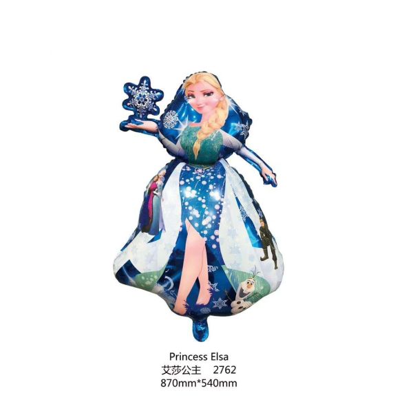 Toys Cartoon Princess Foil Balloons for Birthday decorations kids Party Supplies