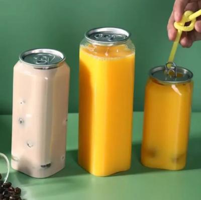 650 ml 700 ml bouteilles en PET en plastique pour les boissons pour le thé au lait