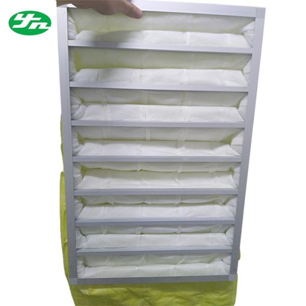 Средний воздушный фильтр кармана, Washable чистка трубопровода Hvac фильтра варочного мешка F8