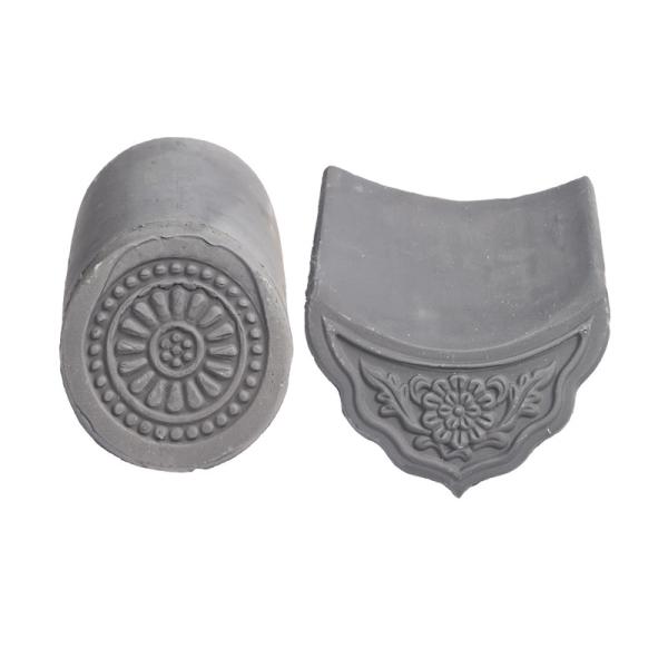Authentic Traditional Chinese Temple Roof Tiles Premium Grey Clay Timeless Appeal Perfect For Roof Restoration