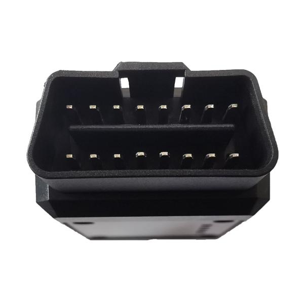 Homem de abrigo plástico do adaptador do PVC 16 Pin Car OBD do ABS à fêmea