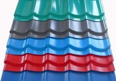 Cutting Punching Gi Colour Coated Roofing Sheets 6000mm For Buliding