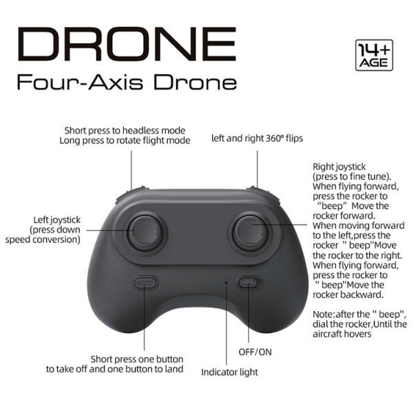 Mini Remote-Controlled Toy Aircraft with 360 Rotation and Led Lights State of Assembly Ready-to-Go X11 ORANGE