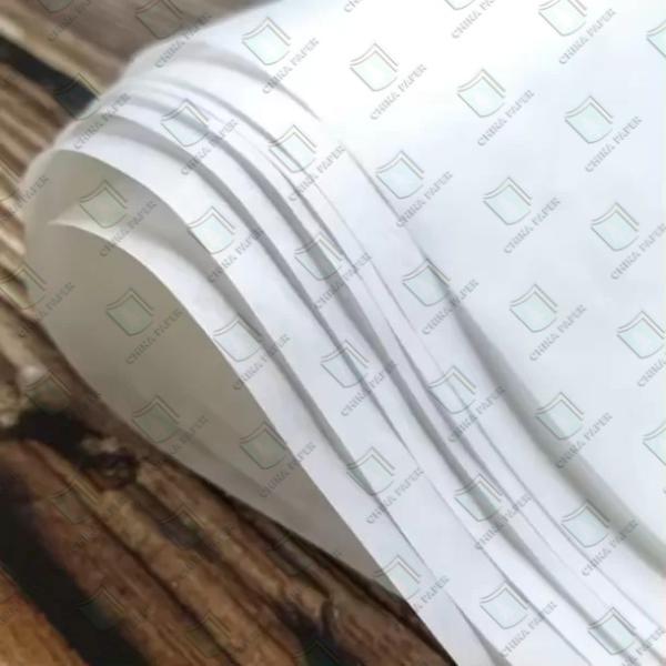 Papel de silicone à prova de gordura de qualidade alimentar Embalagens de papel de cozinha para sobremesa