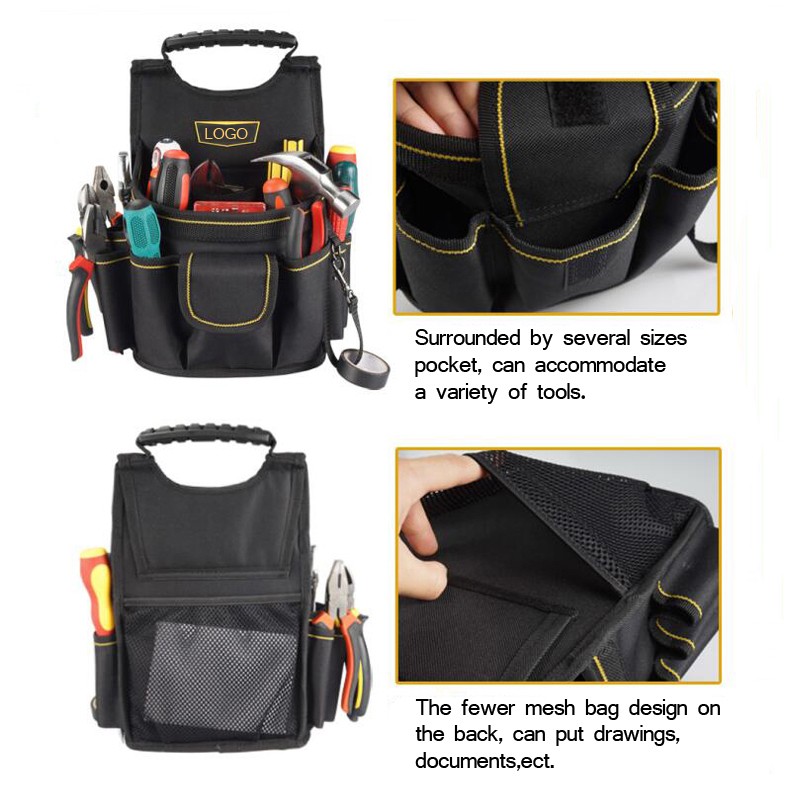 Customized Tool Storage Carpenter Electrician Tool Pouch Waist Tool Bag