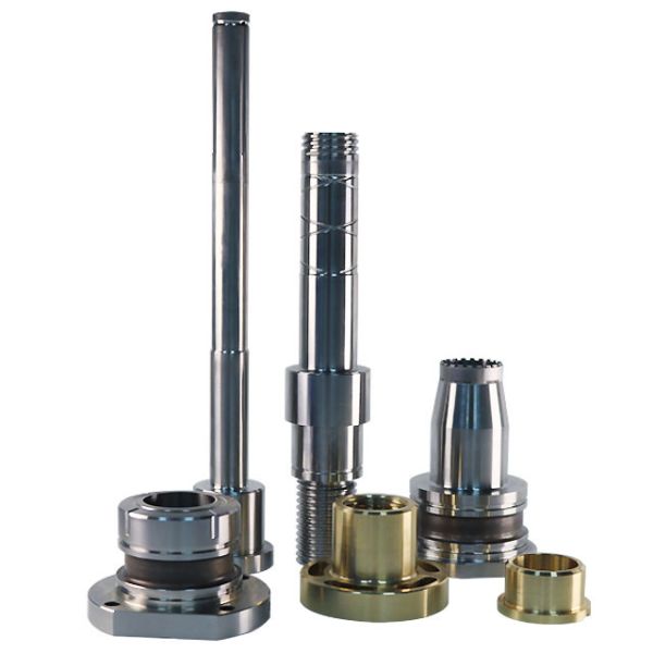 Partidas de molde de plástico médico de precisión personalizado Partes mecánicas CNC Pin central