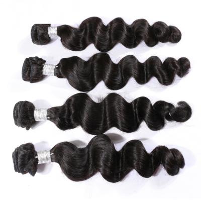Pure Virgin Brazilian Human Hair Bundles No Nits Double Layers Weft Head