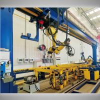 Assemblage et soudage de la machine de production de tuyaux intégrés personnalisée