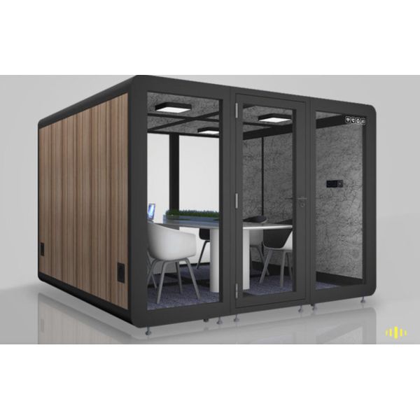 Подвижная светлая роскошная звукоизолированная комната для записей собраний и частного жилого помещения