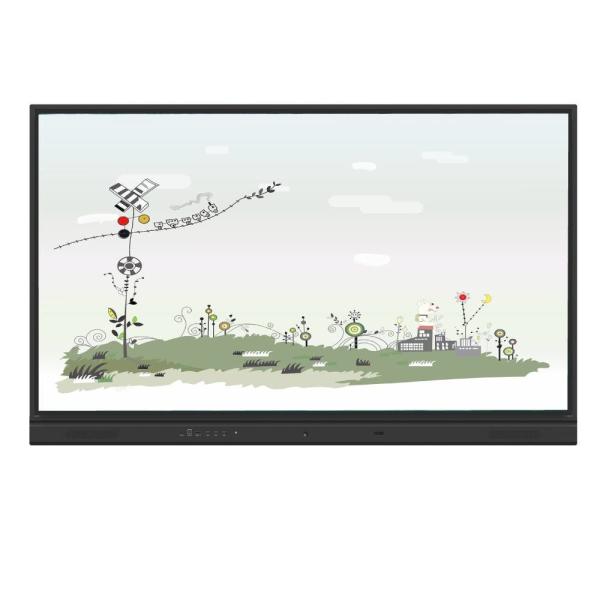 98 Inch Interactive Flat Panel Dual OS 50 Touch Points USB HDMI WIFI Hotspot BT With Camera Mic Inbuilt For Educations