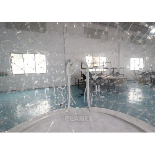 события шатра крупного плана прозрачного раздувного шатра 4m располагаясь лагерем на открытом воздухе делают раздувной шатер водостойким купола пузыря