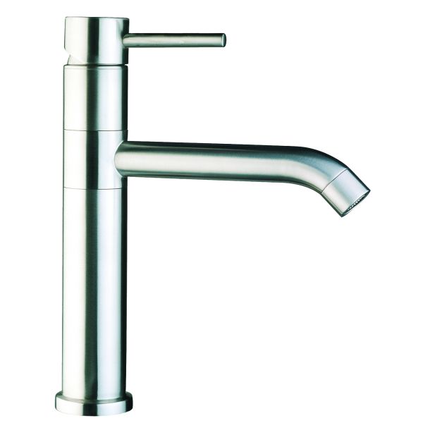 Factory supply stainless steel  bathroom sink tap deck mounted inossidabile single handle water wash hand baño grifo
