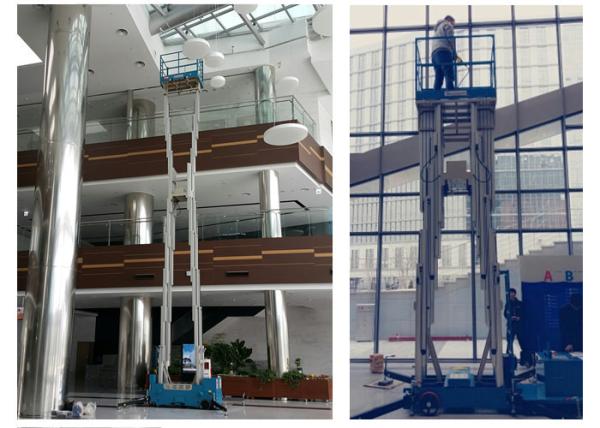 os 10m-18m suprem o elevador hidráulico do crescimento da plataforma de trabalho aéreo da altura da plataforma do elevador